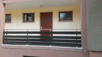 Ein Balkon oder eine Terrasse in der Unterkunft Ferienwohnung Steffens Hahnenklee