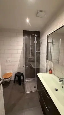 Ein Badezimmer in der Unterkunft Mühls Apartments
