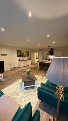 Küche/Küchenzeile in der Unterkunft Mühls Apartments