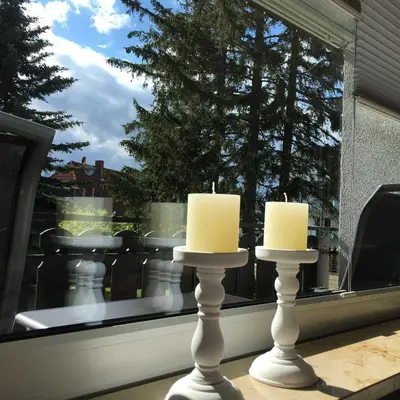 Blick auf einen Fluss in der Nähe der Ferienwohnung