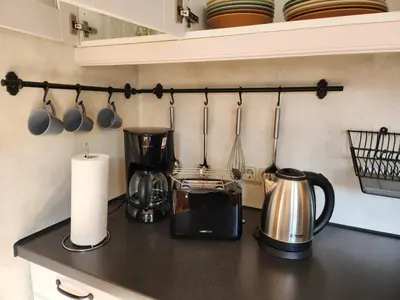 Küche/Küchenzeile in der Unterkunft Appartment Berliner Platz