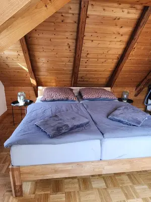 Ein Bett oder Betten in einem Zimmer der Unterkunft Appartment Berliner Platz
