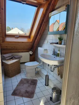 Ein Sitzbereich in der Unterkunft Appartment Berliner Platz