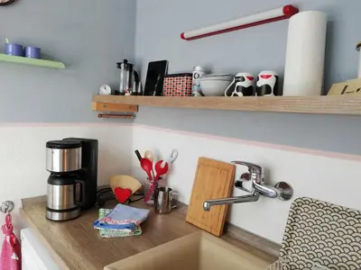 Küche/Küchenzeile in der Unterkunft Appartement 