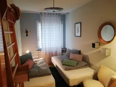 Ein Sitzbereich in der Unterkunft Appartement 