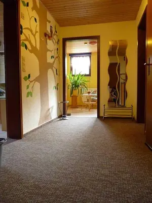Grundriss der Unterkunft 4 Personen Ferienwohnung im Wald mit Kamin, 84m², 3 Zimmer