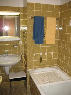 Ein Badezimmer in der Unterkunft Ferienwohnung Harzburg-City