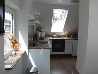 Küche/Küchenzeile in der Unterkunft Ferienwohnung Haus Pietscher
