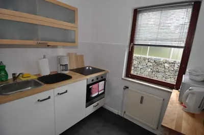Küche/Küchenzeile in der Unterkunft Ferienwohnung Martin II