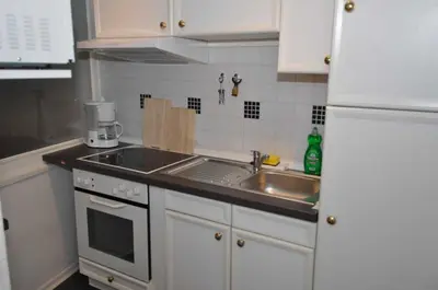 Küche/Küchenzeile in der Unterkunft Ferienwohnung Martin I