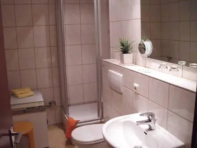 Ein Badezimmer in der Unterkunft Ferienwohnungen Valentin
