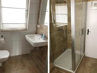 Ein Badezimmer in der Unterkunft Ferienwohnung Supinski