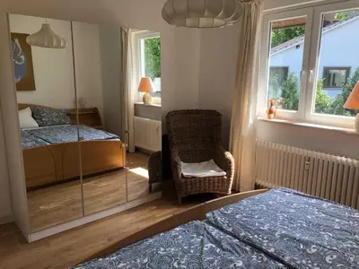Ein Bett oder Betten in einem Zimmer der Unterkunft Ferienwohnung Supinski