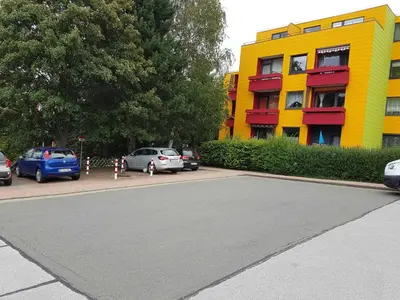 Das Gebäude in dem sich die Ferienwohnung befindet