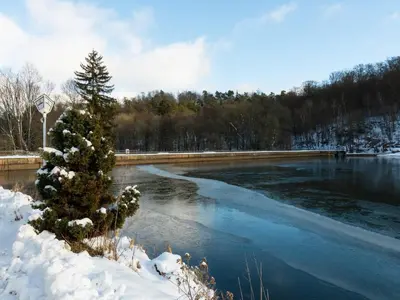 Naturlandschaft in der Nähe des Ferienhauses
