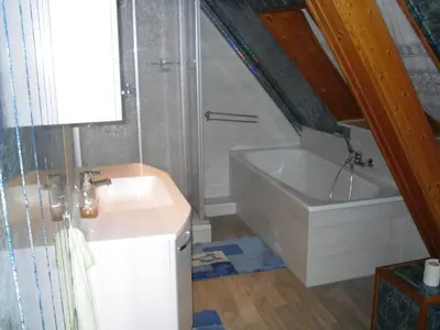 Ein Badezimmer in der Unterkunft Ferienwohnung Brockenblick