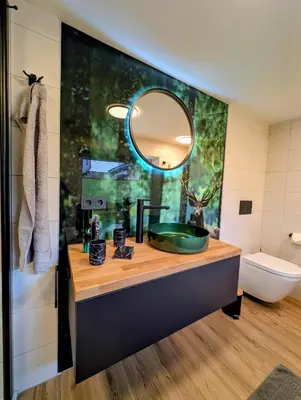 Ein Badezimmer in der Unterkunft Ferienwohnung Forest Life