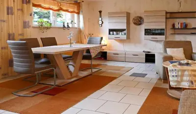 Küche/Küchenzeile in der Unterkunft Ferienwohnung Tuchtefeld