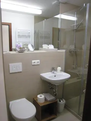 Ein Badezimmer in der Unterkunft Harz Blick