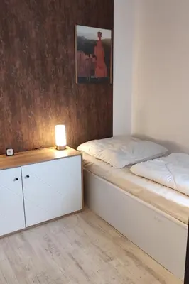 Ein Bett oder Betten in einem Zimmer der Unterkunft Apartment Wohnung in Hahnenklee by Interhome