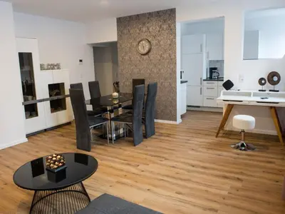 Küche/Küchenzeile in der Unterkunft Apartment in Goslar mit Terrasse und Grill by Interhome