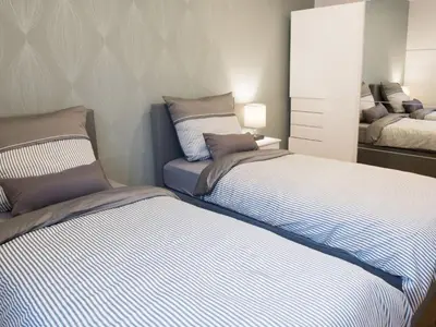 Ein Bett oder Betten in einem Zimmer der Unterkunft Apartment in Goslar mit Terrasse und Grill by Interhome