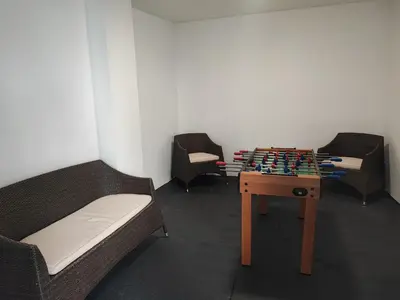 Ein Sitzbereich in der Unterkunft Apartment in Goslar mit Terrasse und Grill by Interhome