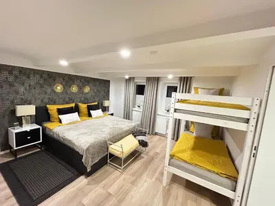 Ein Bett oder Betten in einem Zimmer der Unterkunft Apartment Kinas Harz Villa by Interhome