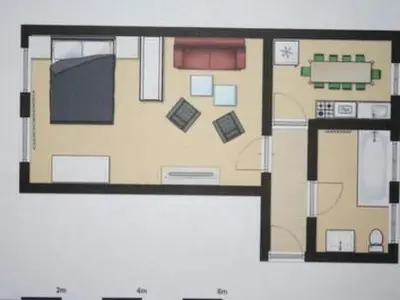 Grundriss der Unterkunft Holiday Home in Wernigerode mit Garten by Interhome