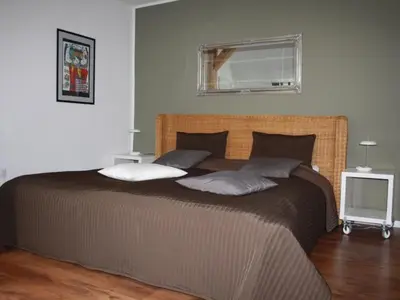 Ein Bett oder Betten in einem Zimmer der Unterkunft Holiday Home in Wernigerode mit Garten by Interhome