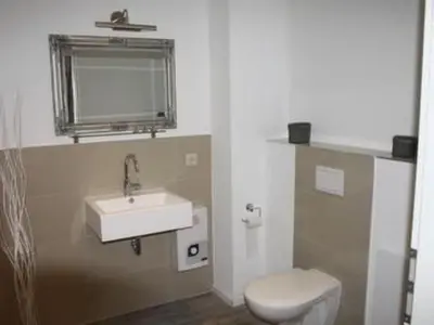 Ein Badezimmer in der Unterkunft Apartment Gemütliche Wohnung in Wernigerode mit Garten by Interhome