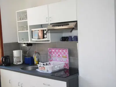 Küche/Küchenzeile in der Unterkunft Apartment Gemütliche Wohnung in Wernigerode mit Garten by Interhome