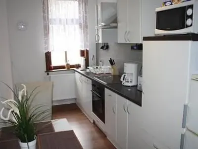 Küche/Küchenzeile in der Unterkunft Apartment Gemütliche Wohnung in Wernigerode mit Garten by Interhome