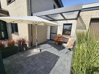 Ein Balkon oder eine Terrasse in der Unterkunft Apartment Wanderhöhle by Interhome