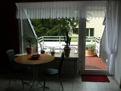 Ein Balkon oder eine Terrasse in der Unterkunft Apartment 9 by Interhome