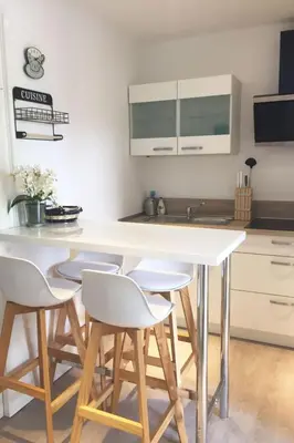 Küche/Küchenzeile in der Unterkunft Apartment Schöne Moderne Ferienwohnung für 2-4 Personen - Hund in Sankt Andreasberg im Ob by Interhome