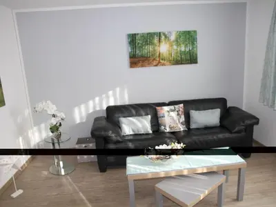 Ein Sitzbereich in der Unterkunft Apartment Wohnung Julius 7 - gemütlich und kinderfreundlich by Interhome