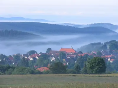 Naturlandschaft in der Nähe der Ferienwohnung