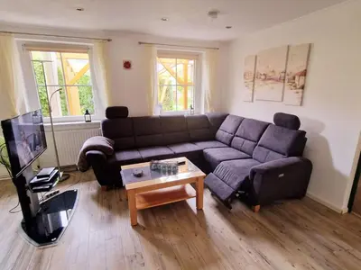 Ein Sitzbereich in der Unterkunft Holiday Home Zita by Interhome