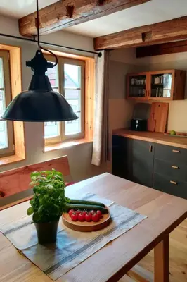 Küche/Küchenzeile in der Unterkunft Apartment in Quedlinburg by Interhome