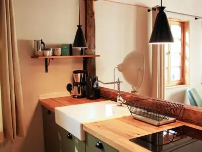 Küche/Küchenzeile in der Unterkunft Holiday Home für 2 Personen - 2 Kinder ca- 70 m² in Quedlinburg- Harz - Unterharz by Interhome