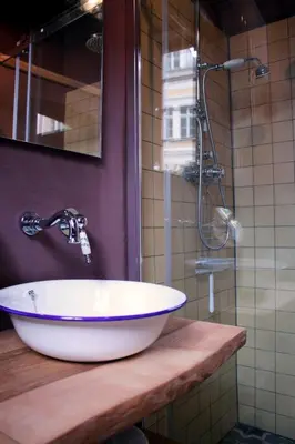Ein Badezimmer in der Unterkunft Holiday Home für 2 Personen - 2 Kinder ca- 70 m² in Quedlinburg- Harz - Unterharz by Interhome