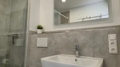 Ein Badezimmer in der Unterkunft Lauschiges Plätzchen - Sankt Andreasberg