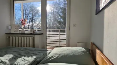 Ein Bett oder Betten in einem Zimmer der Unterkunft Lauschiges Plätzchen - Sankt Andreasberg