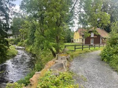 Naturlandschaft in der Nähe des Ferienhauses