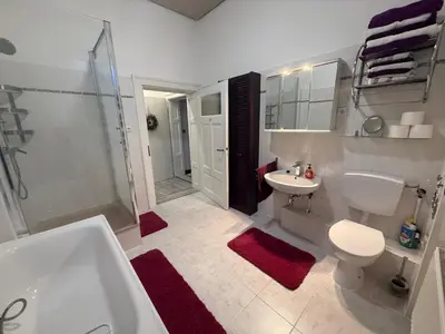 Ein Badezimmer in der Unterkunft Ferienwohnung Margrit