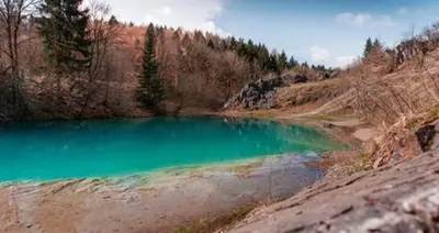 Naturlandschaft in der Nähe des Ferienhauses