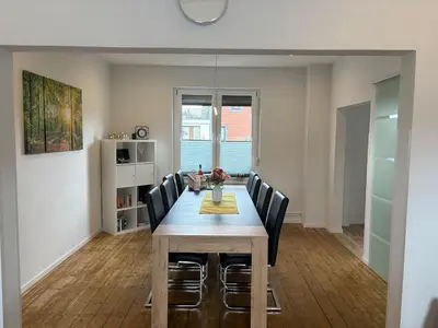 Küche/Küchenzeile in der Unterkunft Ferienhaus „Am Eichholz“ in Ilsenburg – Mit Garten, Sauna & Hund willkommen