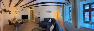 TV/Unterhaltungsangebot in der Unterkunft Ferienwohnung Osterwieck Mittelstraße 4