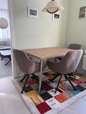 Ein Sitzbereich in der Unterkunft Eichhörnchenblick